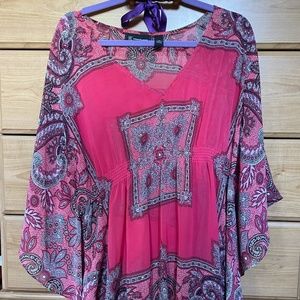 INC Internationals Cute Peasant Top-16